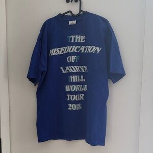 Lauryn Hill 'The Miseducation' Blue Short Sleeve Tour Tee